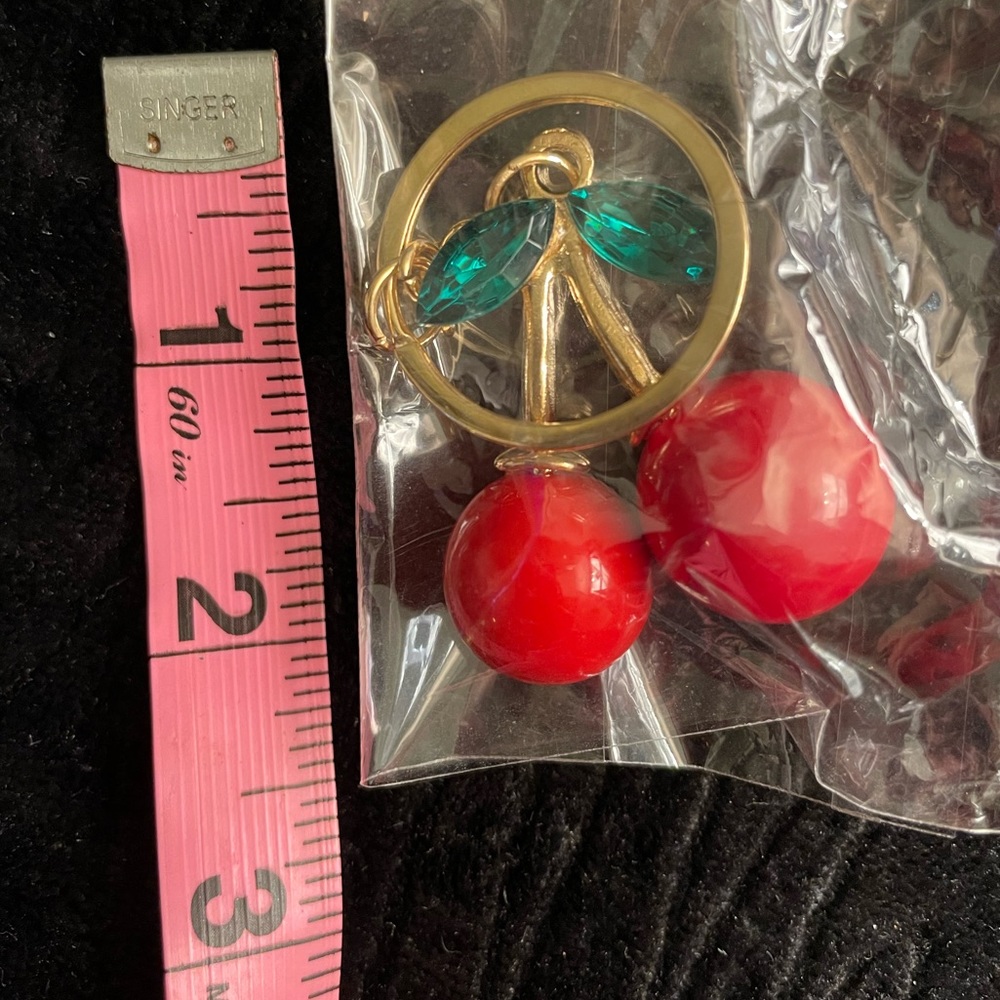 Cherry Bag Charm/Keychain (Brand New!) 🍒✨ - Picture 9 of 9